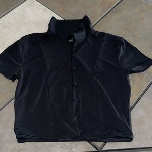 Forever 21 black button top in a small, brand new